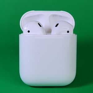 Airpods 2 Generation. Apple Headphones Wireless Bluetooth.